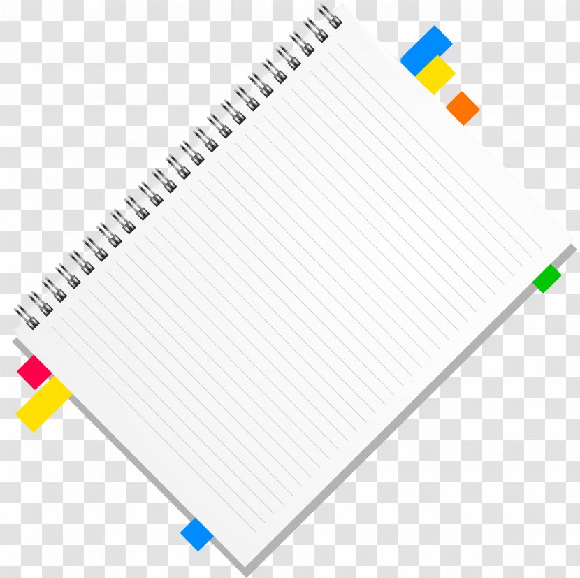 Ruled Paper Notebook Clip Art - Product Transparent PNG