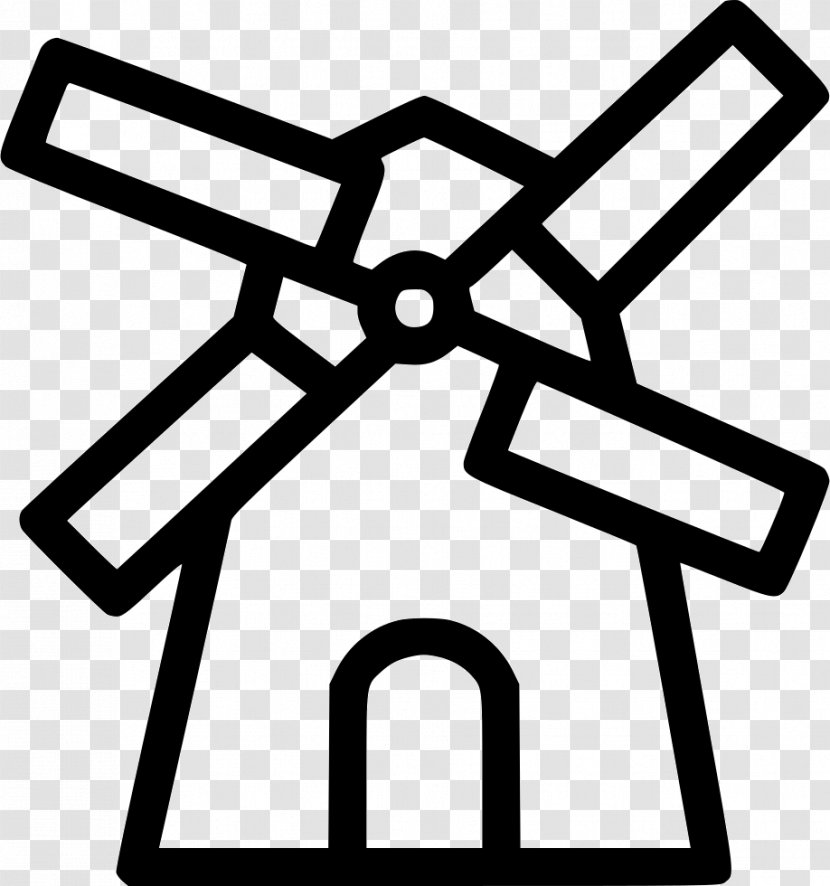 Clip Art The Noun Project Sketch - Text - Windmill Symbol Transparent PNG