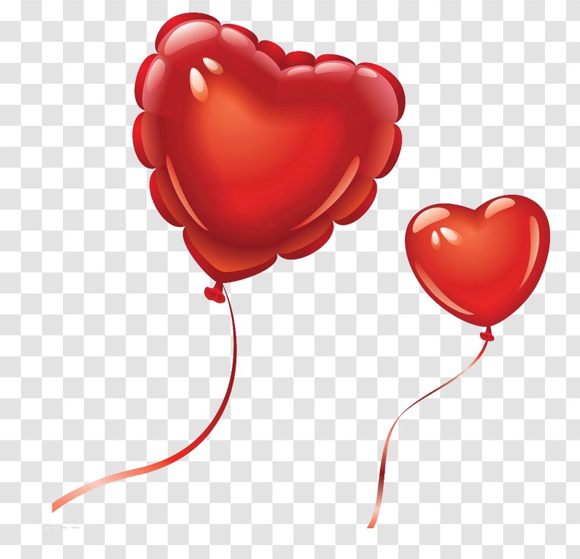 Clip Art Toy Balloon Heart - Love - Decorative Balloons Transparent PNG