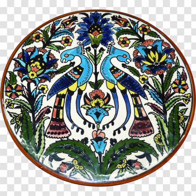 Ceramic Mandala Sacred Geometry Tile Pattern Transparent PNG