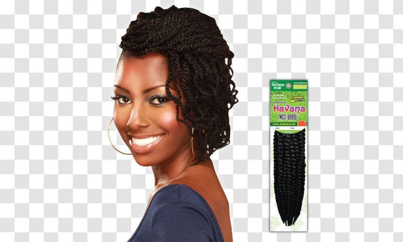Afro Crochet Braids Hairstyle - Hair Transparent PNG