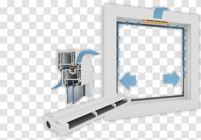 MACO Door & Window Building Ventilation Builders Hardware - Trickle Vent Transparent PNG