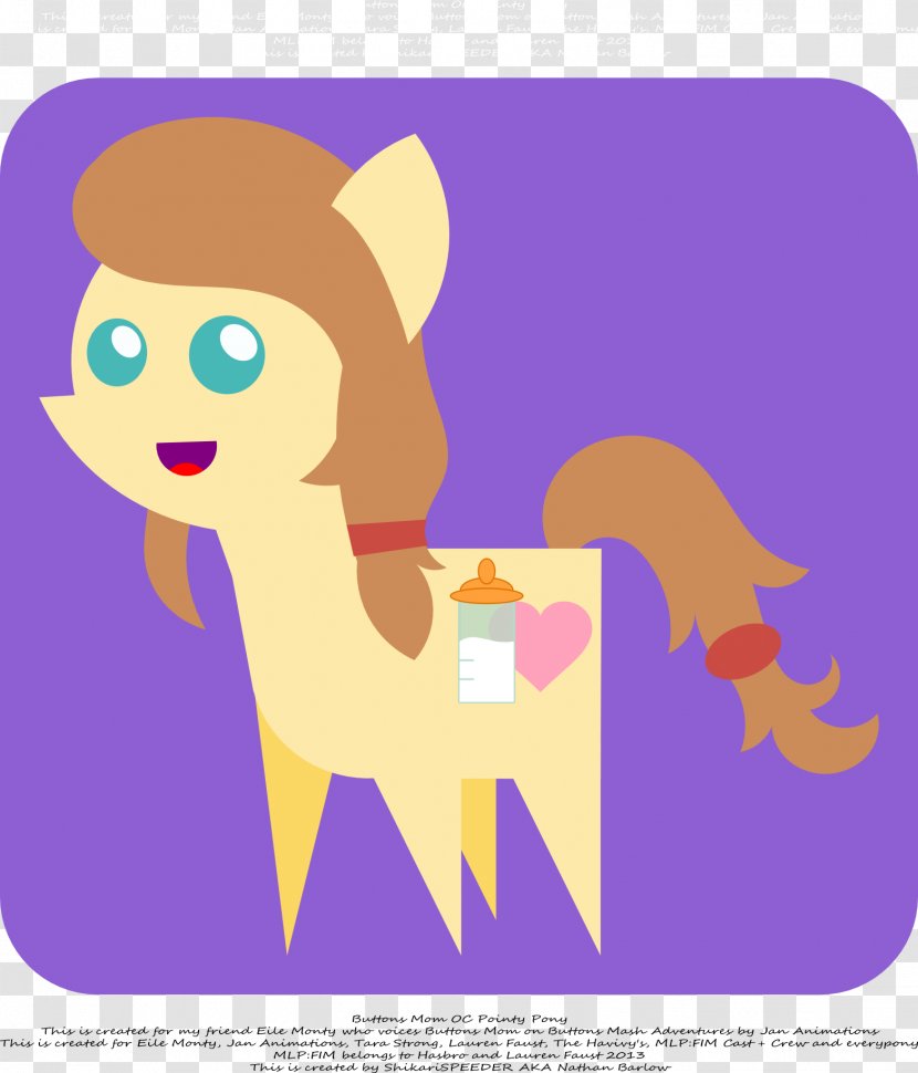 Derpy Hooves Pony Character - Heart - Random Buttons Transparent PNG