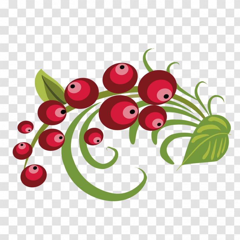 Red Illustration - Plant - Vector Vintage Decoration Transparent PNG