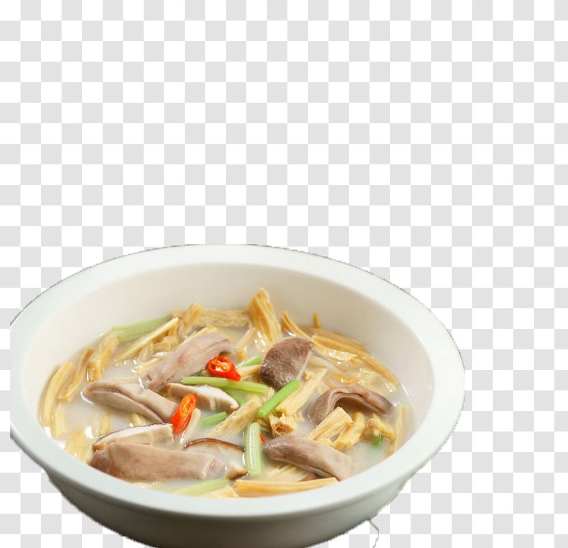 Laksa Chinese Cuisine Pig Hog Maw - Guk - Ginger Pork Bellies Transparent PNG