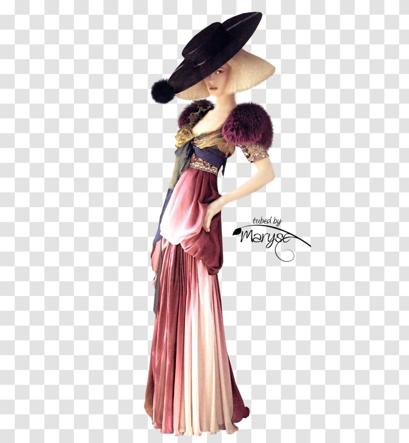 Costume Design Vogue Raquel Zimmermann - Figurine - Haute Couture Transparent PNG