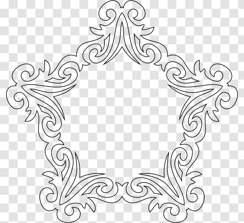 Decorative Arts Line Art Clip - Deco - Border Transparent PNG