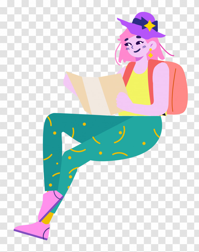 Sitting Girl Lady Transparent PNG