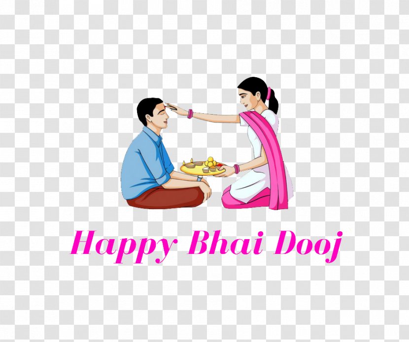Bhai Dooj Festival Image Diwali - Sitting Transparent PNG