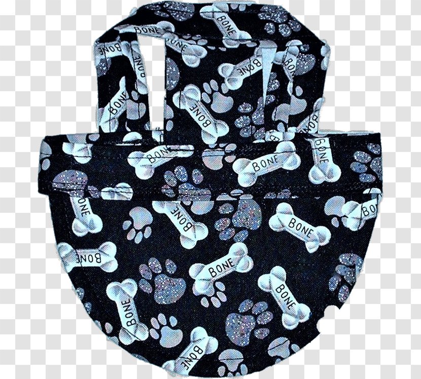 Dog Visual Arts Kerchief Neck Gaiter - Bones Prints Transparent PNG