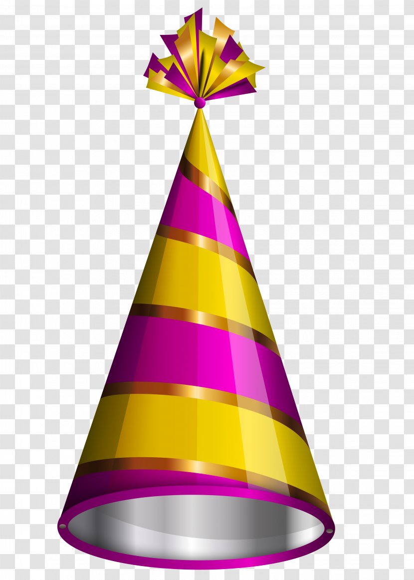 Party Hat Birthday Clip Art - Triangle - Clipart Image Transparent PNG