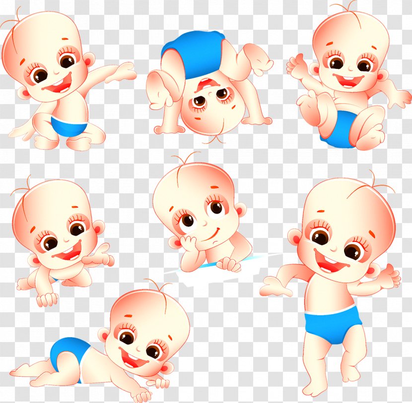 Diaper Infant Cartoon Clip Art - Baby Transparent PNG