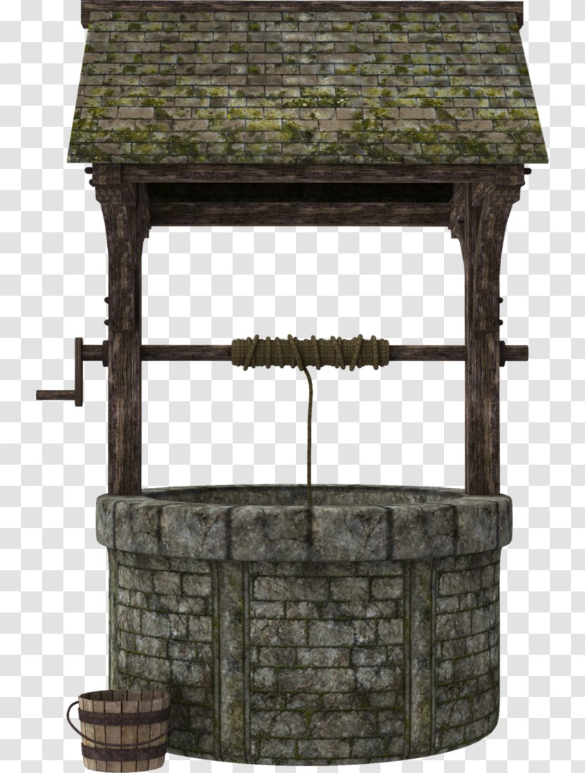Wishing Well Water Clip Art - Drawing - Old City Transparent PNG