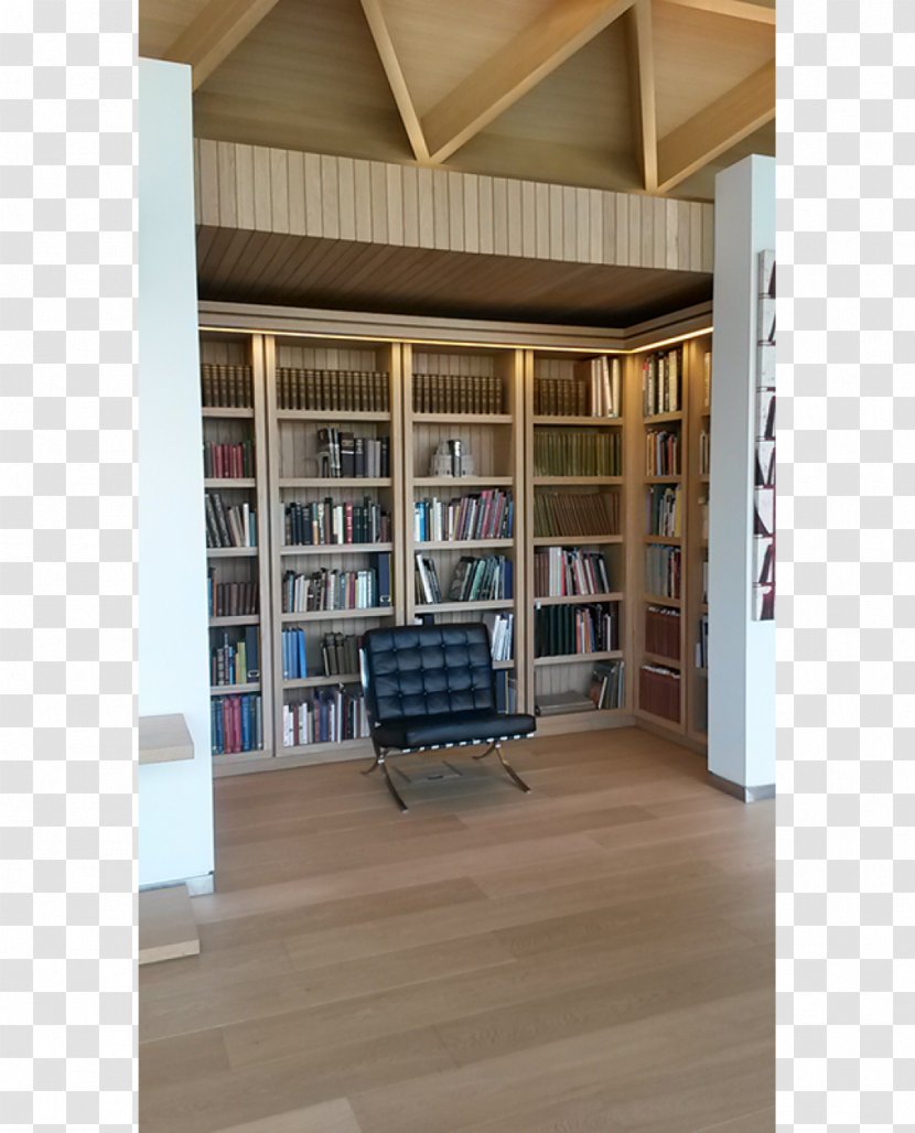 Bookcase Shelf Wood Flooring Laminate Public Library - Barcelona City Transparent PNG