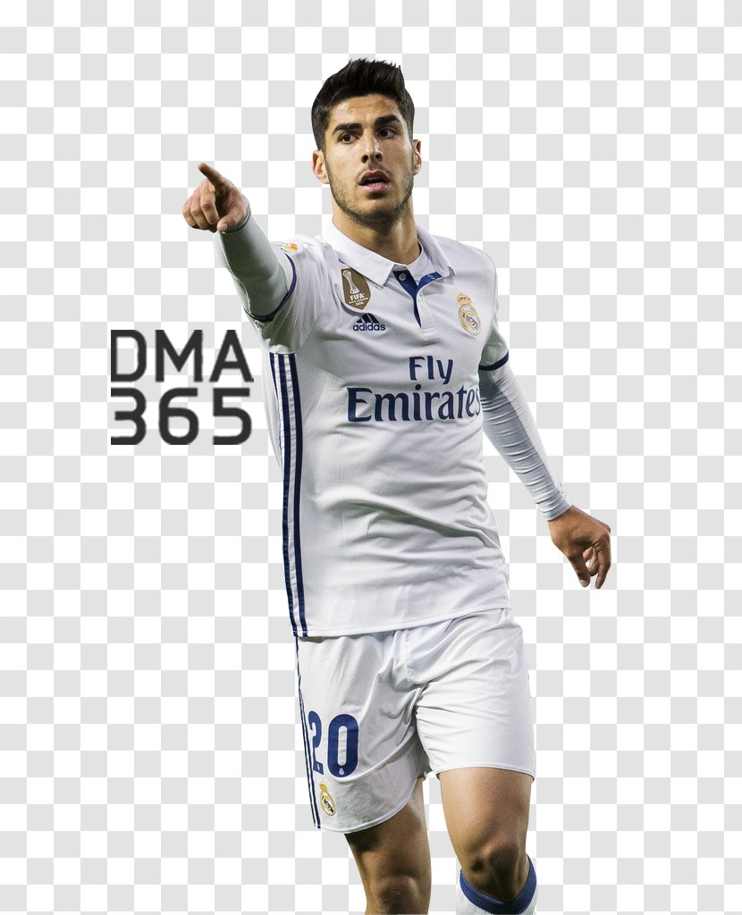 Marco Asensio Soccer Player Jersey - Uniform Transparent PNG