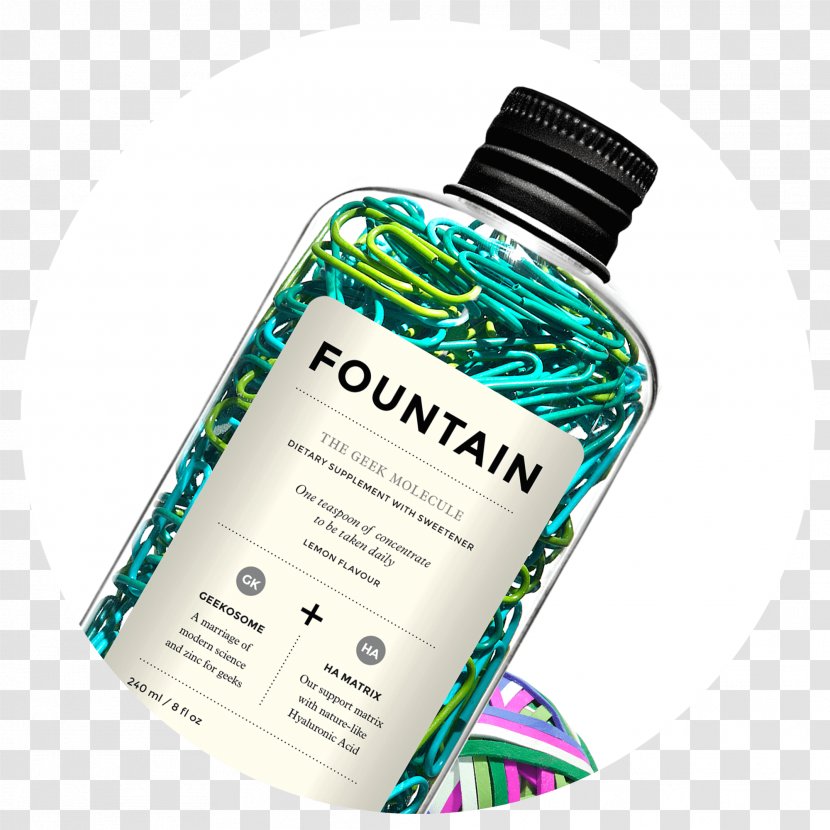 Molecule Geek Ounce Font - Shampoo Splash Transparent PNG