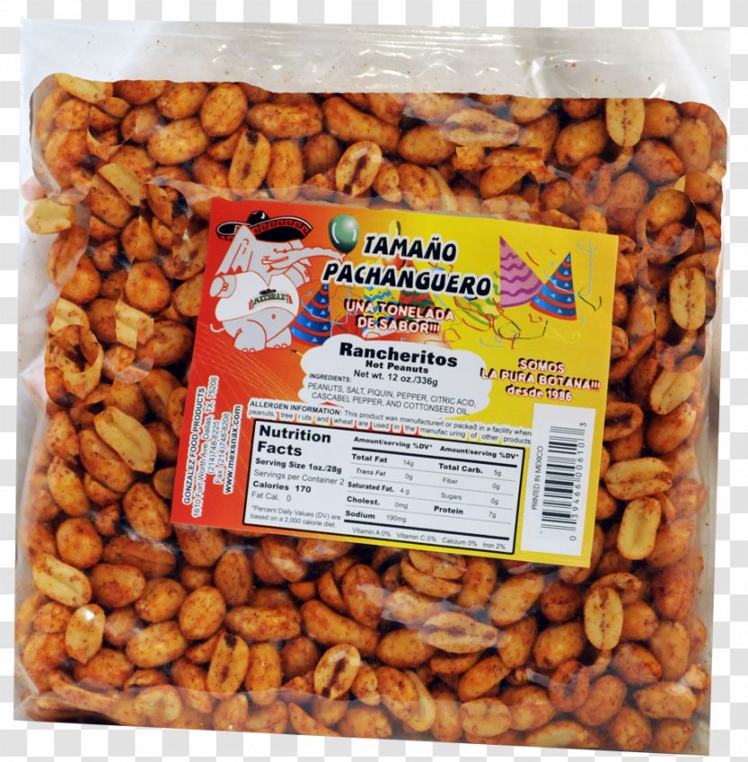 Mixed Nuts Vegetarian Cuisine Peanut Snack - La Quinta Inns Suites - Chicharron Transparent PNG