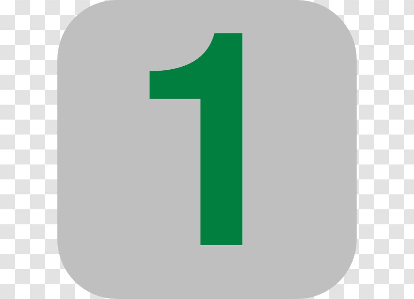 Number Clip Art - Green Transparent PNG