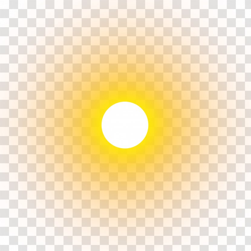 Yellow Circle Wallpaper - Real Sun Transparent PNG