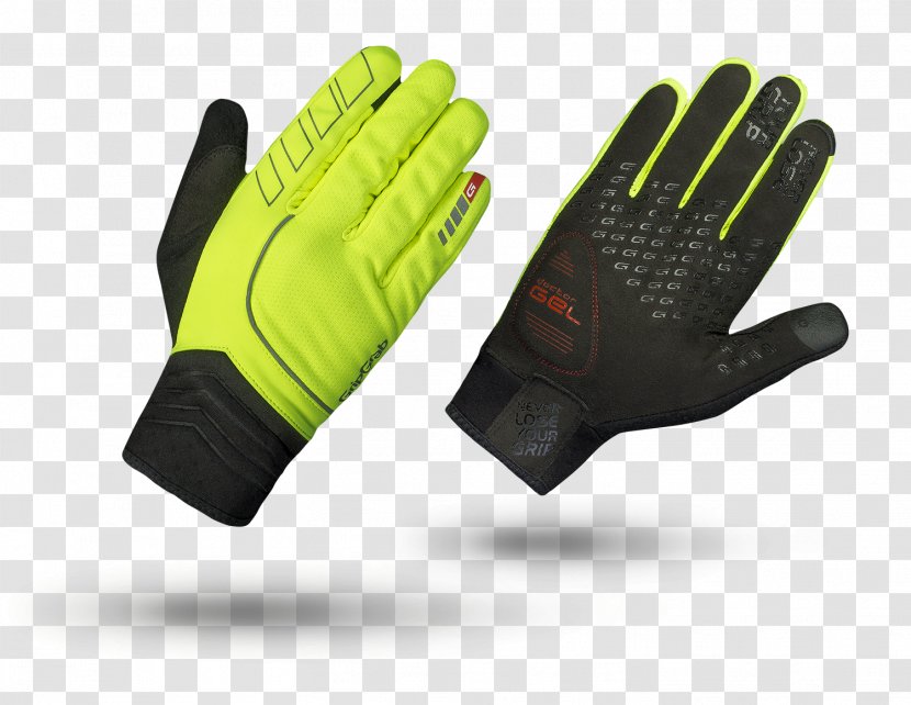 Cycling Glove High-visibility Clothing - Highvisibility - Finger Transparent PNG