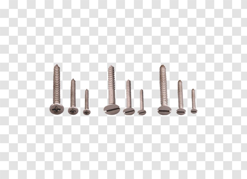 Fastener 01504 Screw - Brass - Thread Transparent PNG