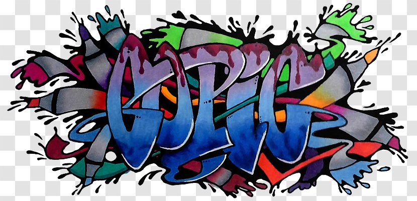 Graffiti Drawing Color - Fictional Character Transparent PNG