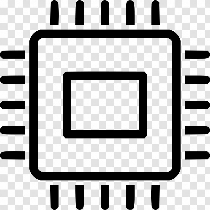 Electronics Industry Integrated Circuits & Chips - Black And White - Chip Transparent PNG