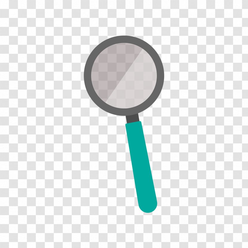 Magnifying Glass - Gamepad - Blue Handle Transparent PNG