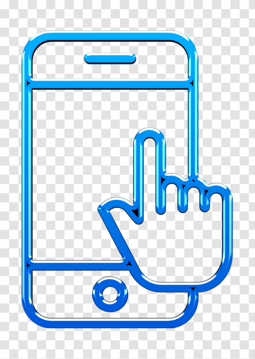 Tap Icon Mobile Icon Gestures Icon Transparent PNG