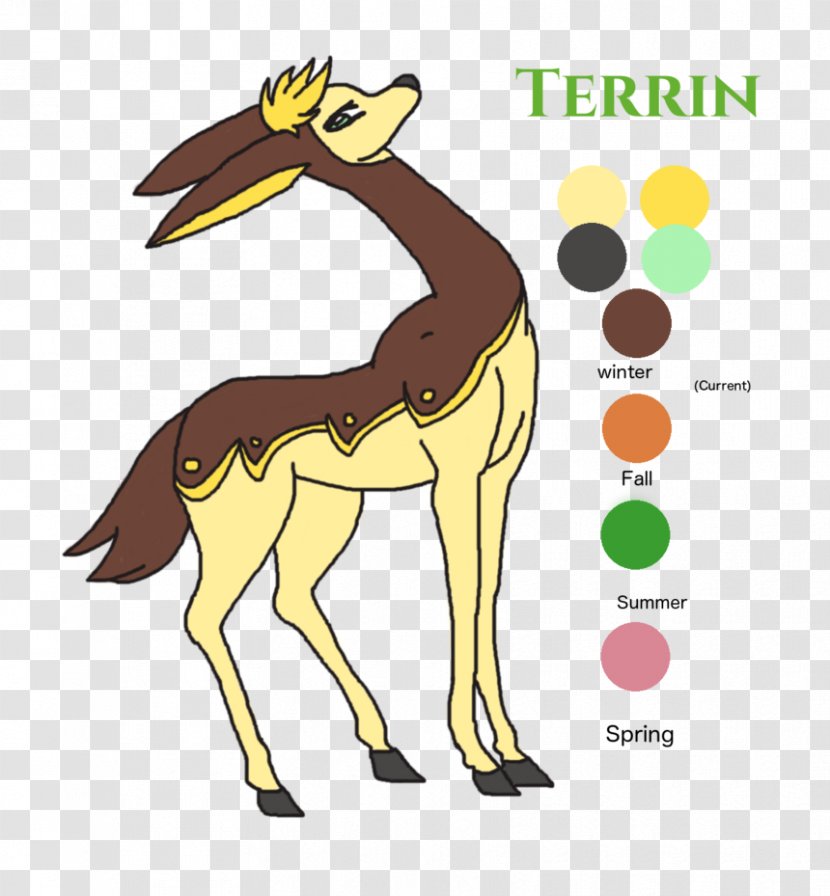 Giraffe Horse Deer Canidae Pack Animal - Yellow Transparent PNG