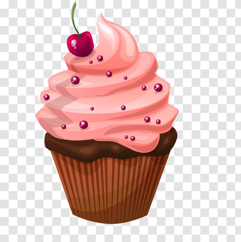 Muffin Cupcake Christmas Cake Birthday - Bake Transparent PNG