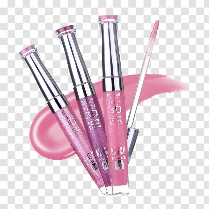 Lip Balm Bourjois Lipstick Gloss - Pink Transparent PNG