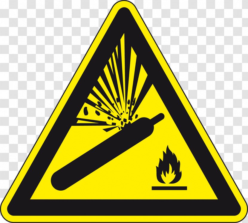 Hazard Symbol Explosive Material Explosion Sign - Traffic Transparent PNG