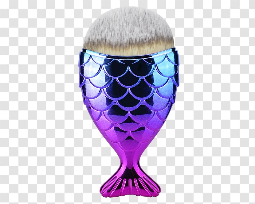 Makeup Brush Foundation Cosmetics Mermaid - Nail Art Transparent PNG