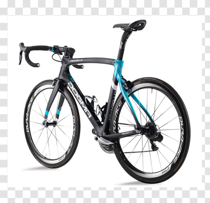 2016 Team Sky Season Pinarello Dogma F8 Bicycle - Dura Ace Transparent PNG