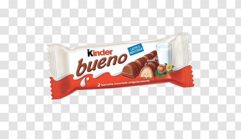 Chocolate Bar Kinder Bueno Milk - Snack Transparent PNG