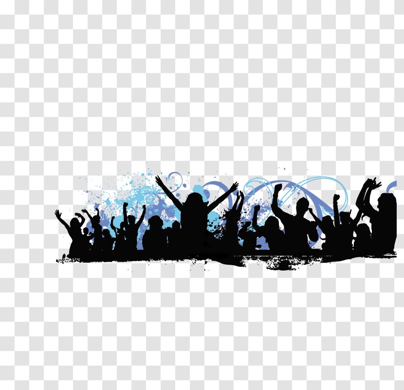 Crowd Royalty-free Silhouette - Royaltyfree - Butterfly Transparent PNG