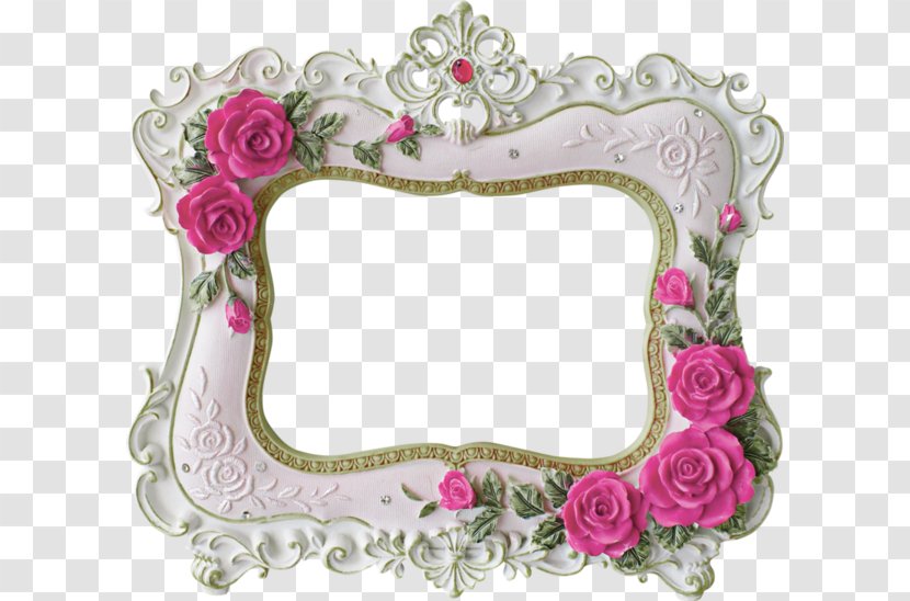 Paper Picture Frame Rose Flower - Wedding Photo Transparent PNG