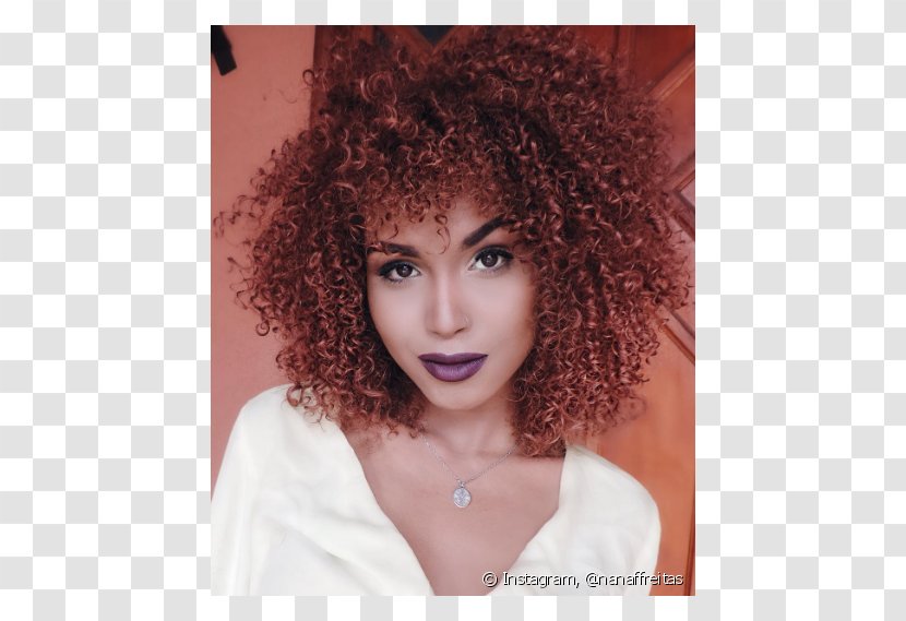 Afro Red Hair Human Color - Mahogany Transparent PNG
