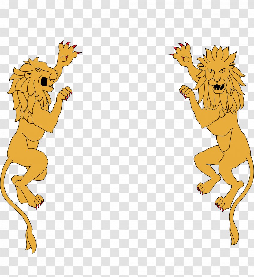 Lion Coat Of Arms Morocco Heraldry - National Symbol Transparent PNG
