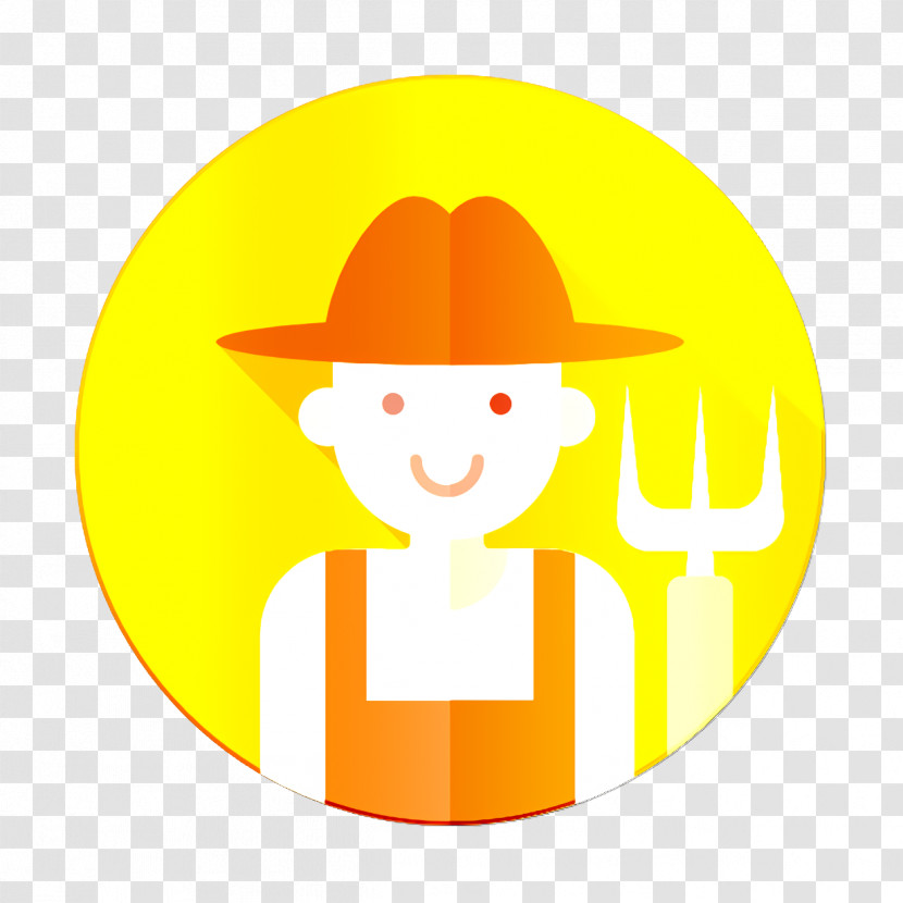 Professions And Jobs Icon Farmer Icon Transparent PNG