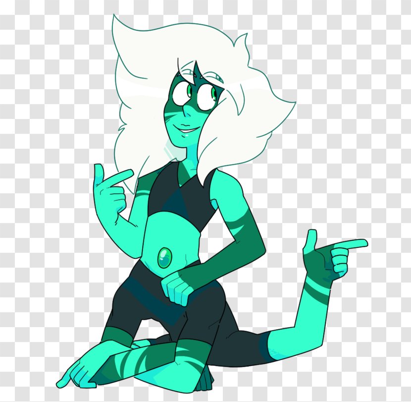 Steven Universe Malachite Gemstone Peridot Jasper - Watercolor - Flower Transparent PNG