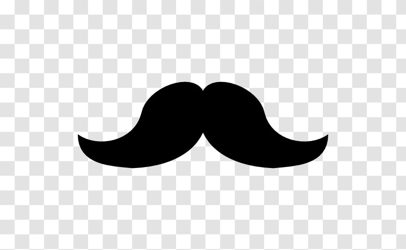 Moustache Beard - Black And White Transparent PNG