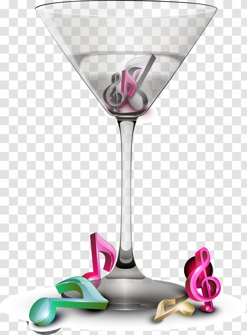 Champagne Glass Wine Cup - Vector Hand-painted Glasses Transparent PNG