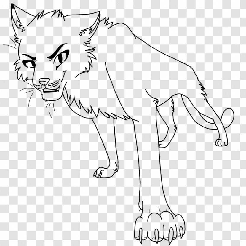 Pit Bull Evil Cats Line Art Drawing - White Transparent PNG