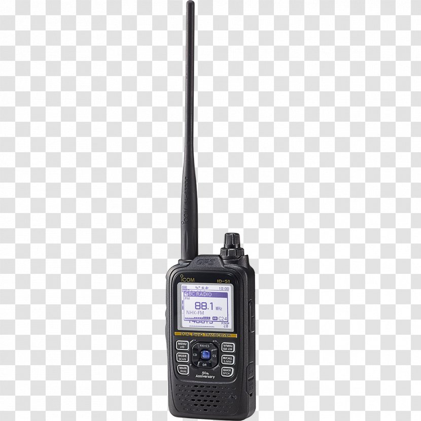D-STAR Walkie-talkie Transceiver Icom Incorporated Two-way Radio - Dstar Transparent PNG