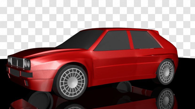 Lancia Delta City Car Automotive Design - Sedan Transparent PNG