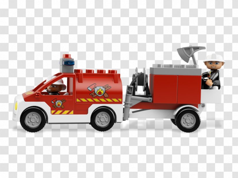 Fire Engine Department LEGO Model Car Station - Toy Transparent PNG