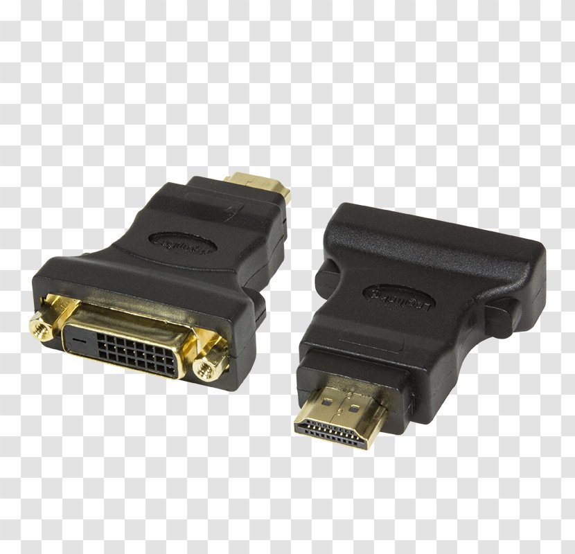 Digital Visual Interface HDMI Adapter Electrical Cable Connector - Television Adaptor Transparent PNG