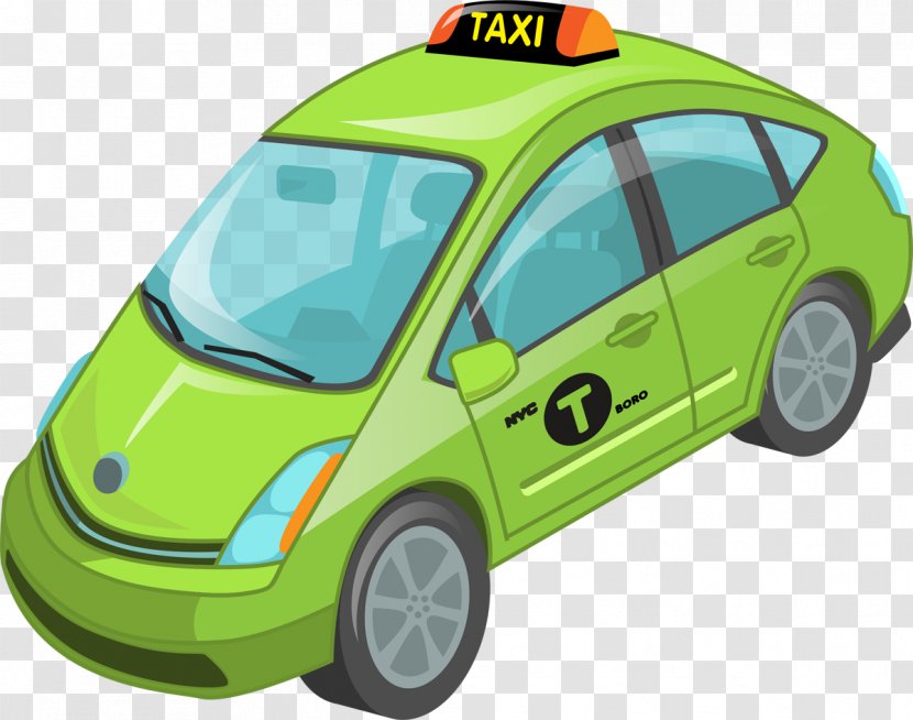 City Car New York Emoji Electric Vehicle Transparent PNG
